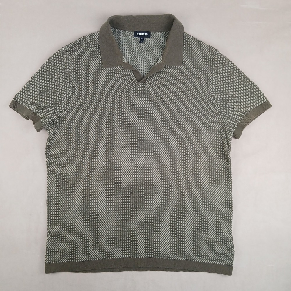 Express XXL Tall 2XLT Mens Polo Sweater Summer Knit 24x30
